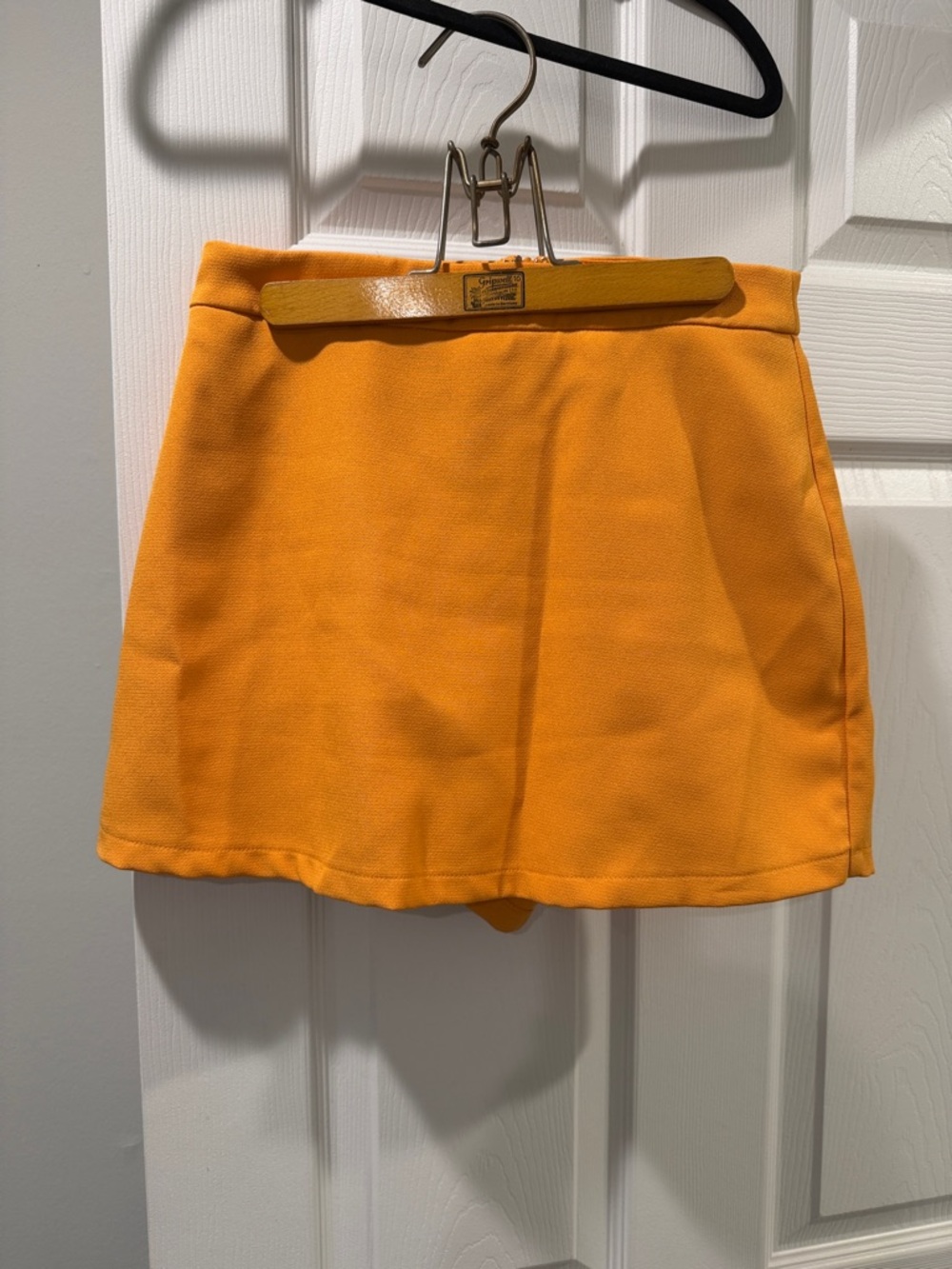 Lulu's Bright Orange Mini Skirt